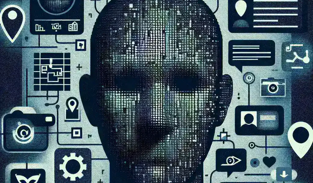 "Guía visual sobre cómo mantener la privacidad en Instagram, destacando ajustes de privacidad y estrategias para navegar de forma anónima en la red social."